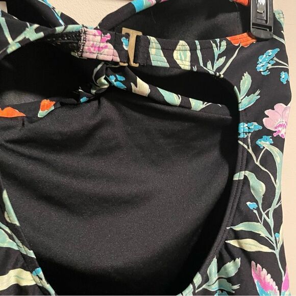 Kate Spade Marina Black Hummingbird One- Piece Swimsuit- Size Small - Picture 5 of 9
